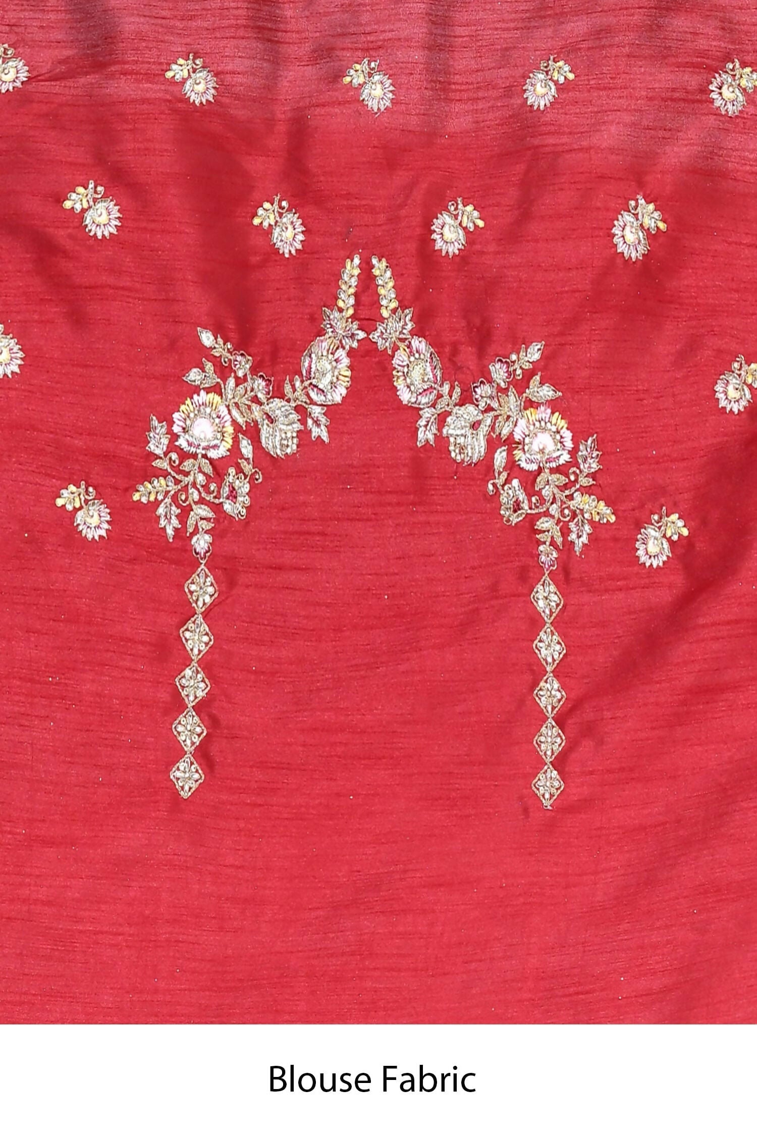 Green Organza Silk Embroidered With Stone Work Festive Saree - Nimaya Denzy | Grocsy