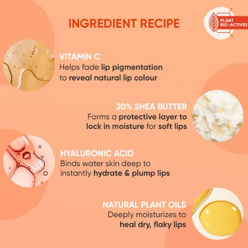 Dot & Key Vitamin C+E Peachy Nude Lip Plumping Mask- Blood Orange & Nectarine | Grocsy