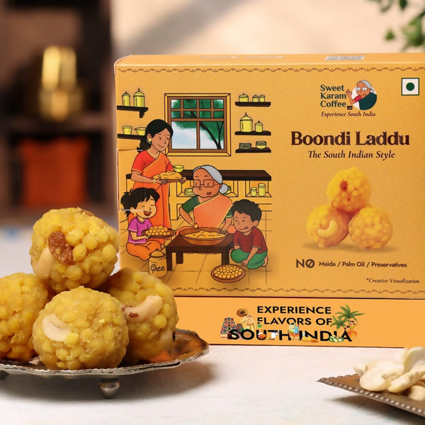 Sweet Karam Coffee Boondi Laddu | Grocsy