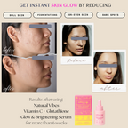 Natural Vibes Vitamin C + Glutathione Glow & Brightening Face Serum | Grocsy
