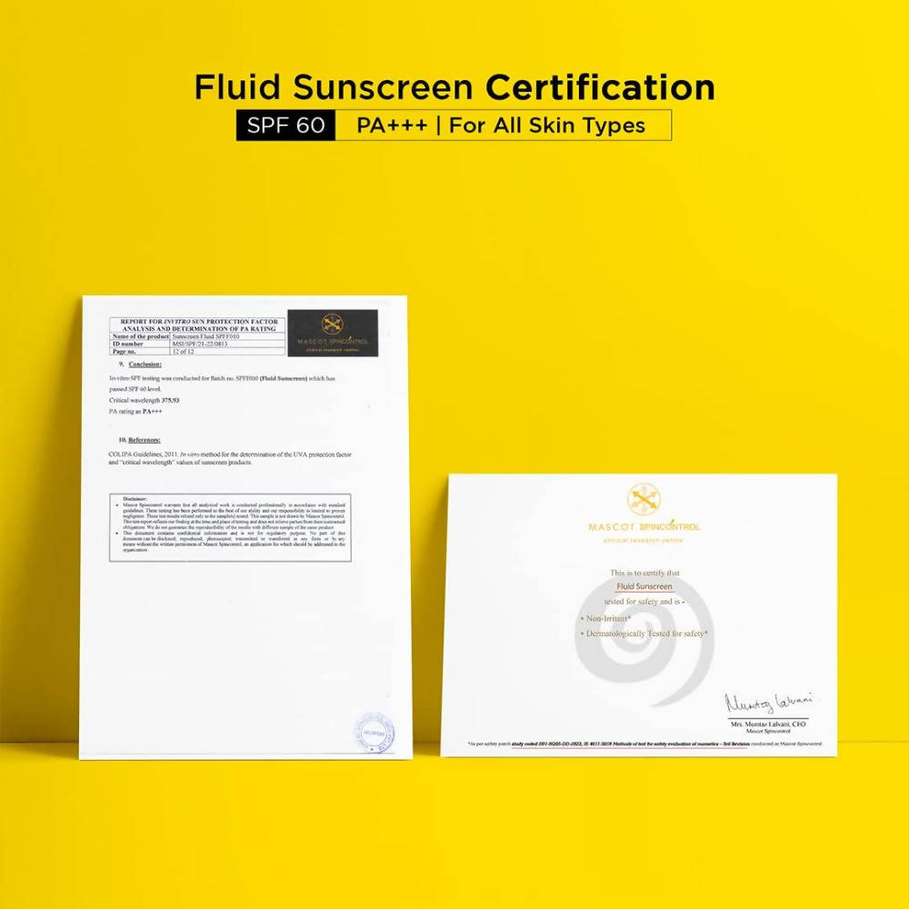 Sun Scoop Fluid Sunscreen SPF 60 | Grocsy
