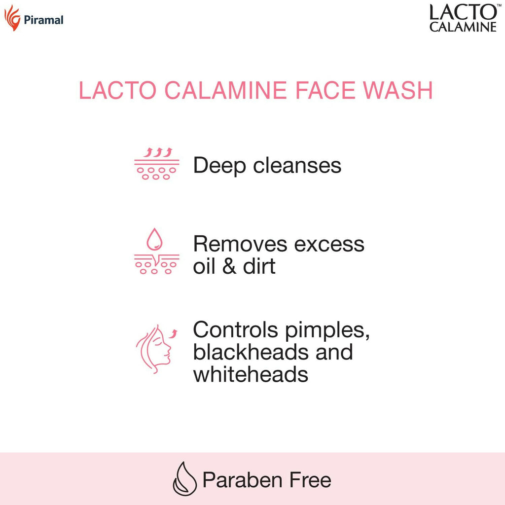 Lacto Calamine Face Wash For Oily Skin | Grocsy
