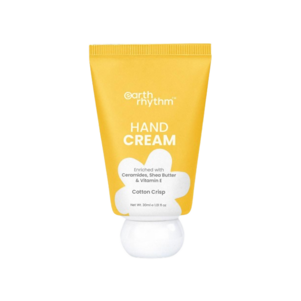 Earth Rhythm Cotton Crisp Hand Cream Enriched with Ceramide | Grocsy