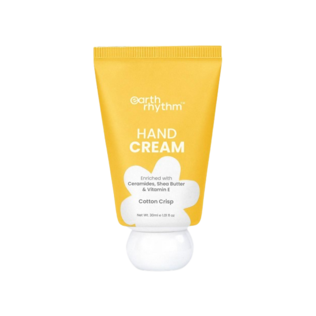 Earth Rhythm Cotton Crisp Hand Cream Enriched with Ceramide | Grocsy