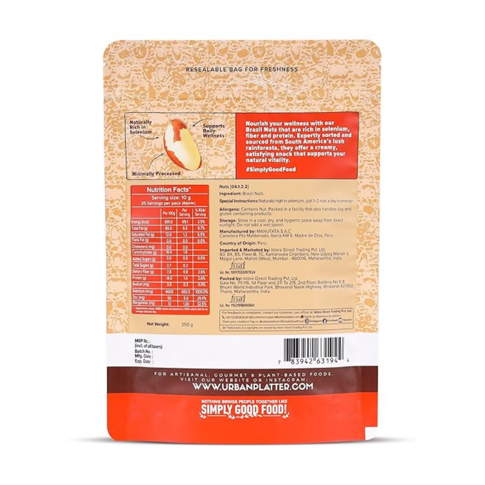 Urban Platter Brazil Nuts | Grocsy