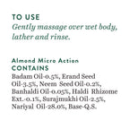 Biotique Advanced Ayurveda Bio Almond Ultra Rich Body Wash | Grocsy