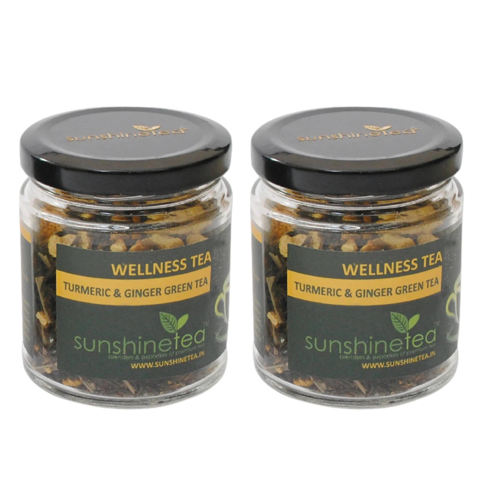 Sunshine Tea Turmeric & Ginger Green Tea | Grocsy