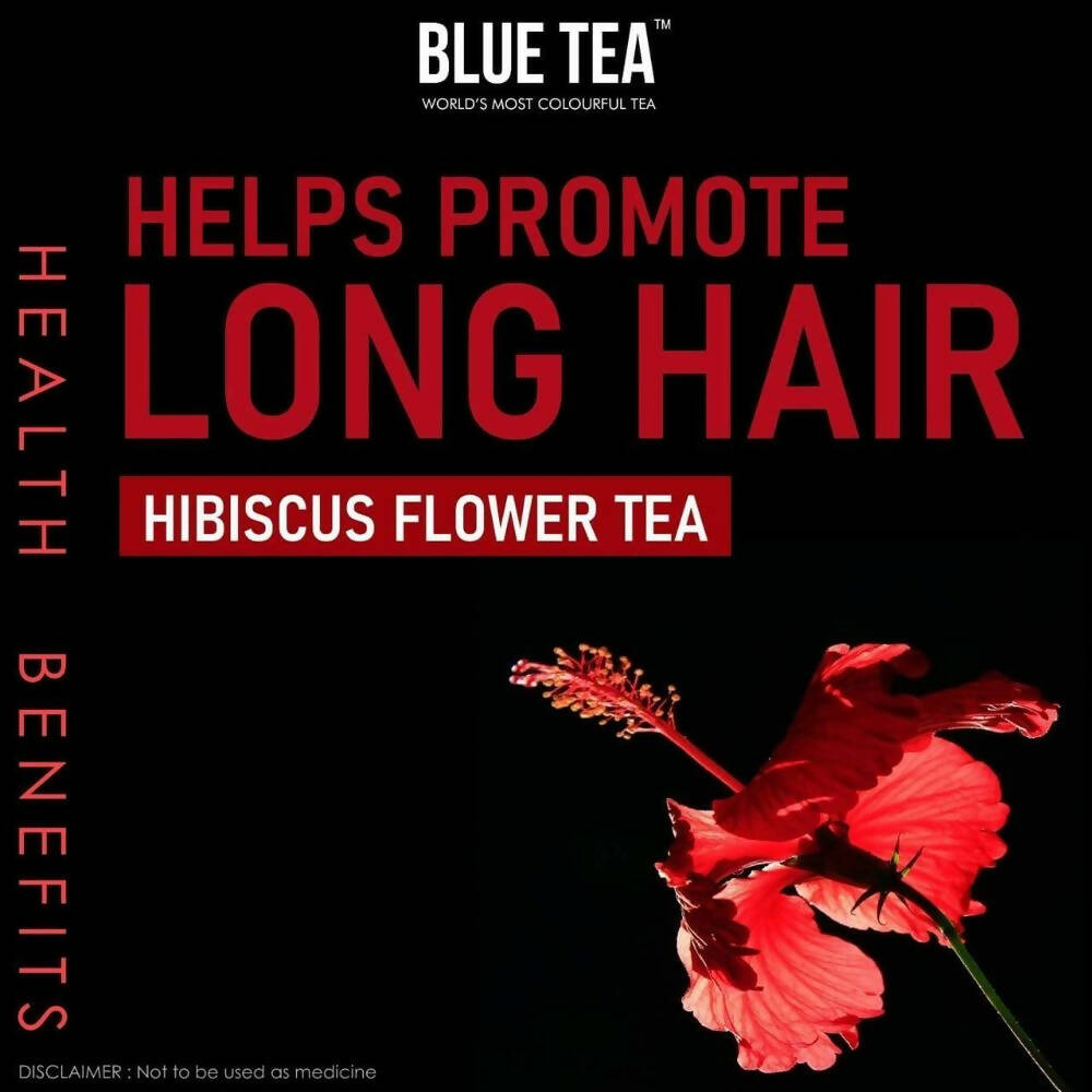 Blue Tea Organic Hibiscus Green Tea | Grocsy