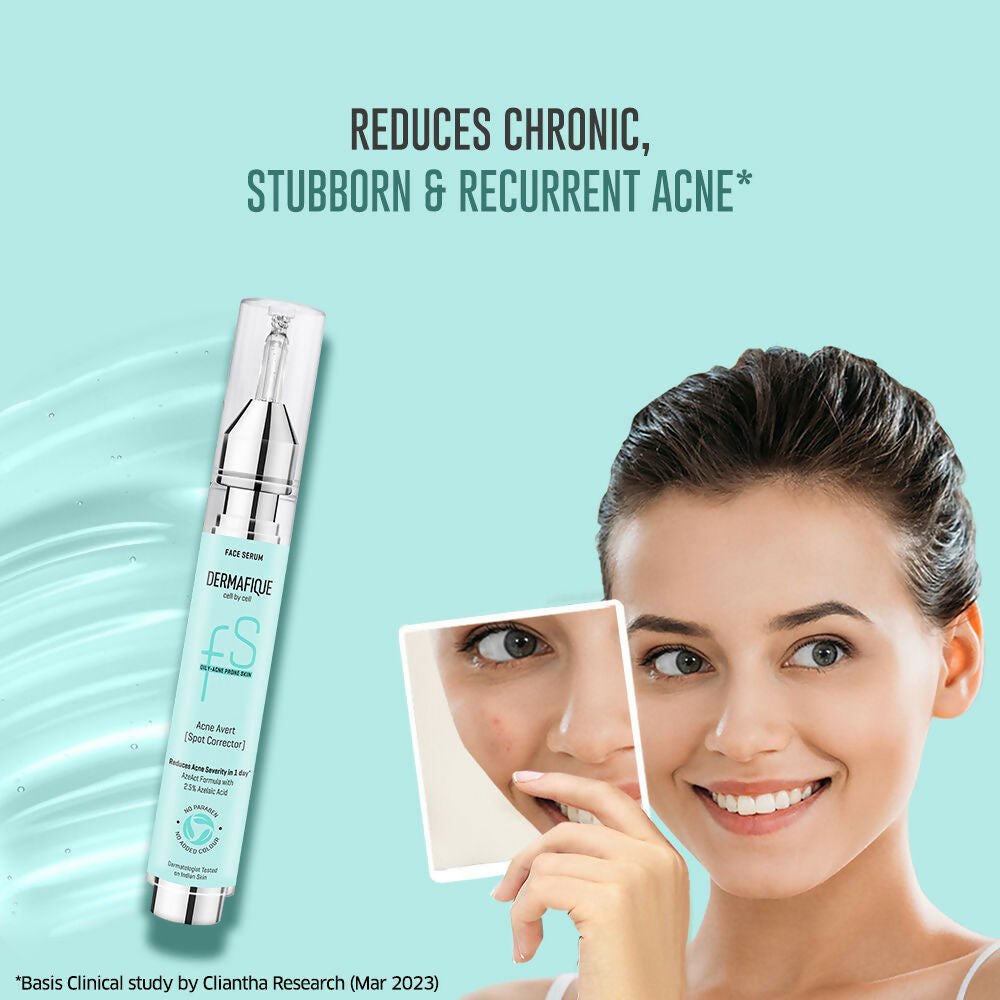 Dermafique Acne Avert Spot Corrector Face Serum | Grocsy