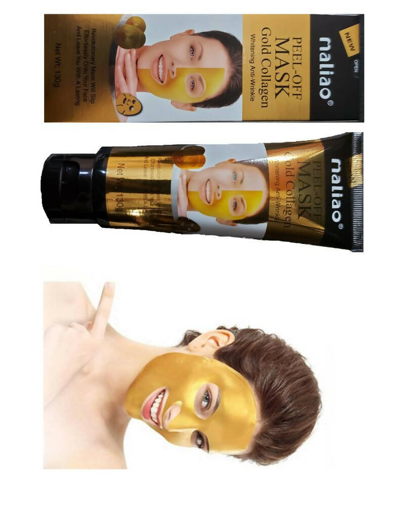Maliao Gold Collagen Whitening Anti Wrinkle Peel Off Mask | Grocsy