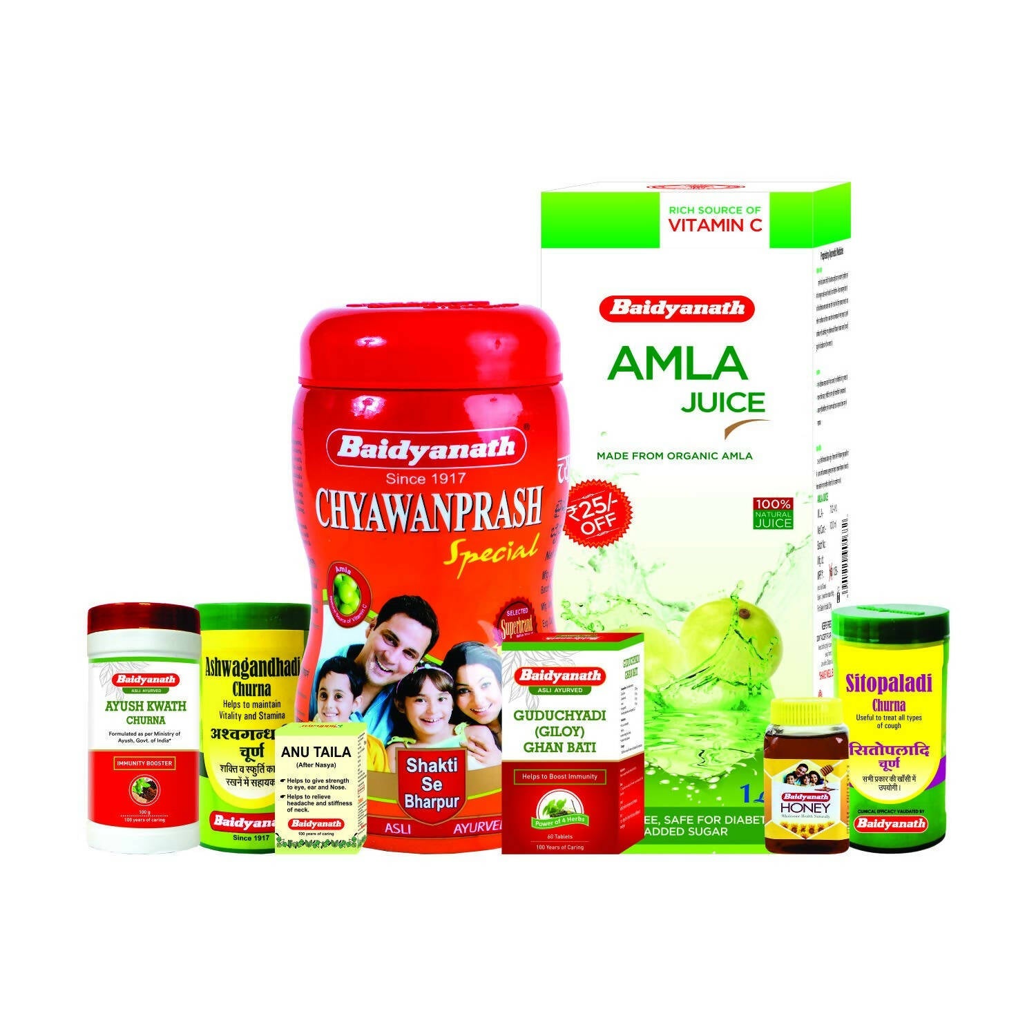 Baidyanath Jhansi Family Immunity Kit | Grocsy
