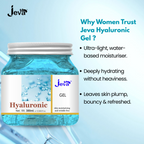 Jeva Hyaluronic Acid Face Moisturizer Hydrating Water Gel | Grocsy