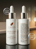 Flawora Set of Anti-Grey Hair Serum, D-Tan Lotion and Gold Face Serum | Grocsy