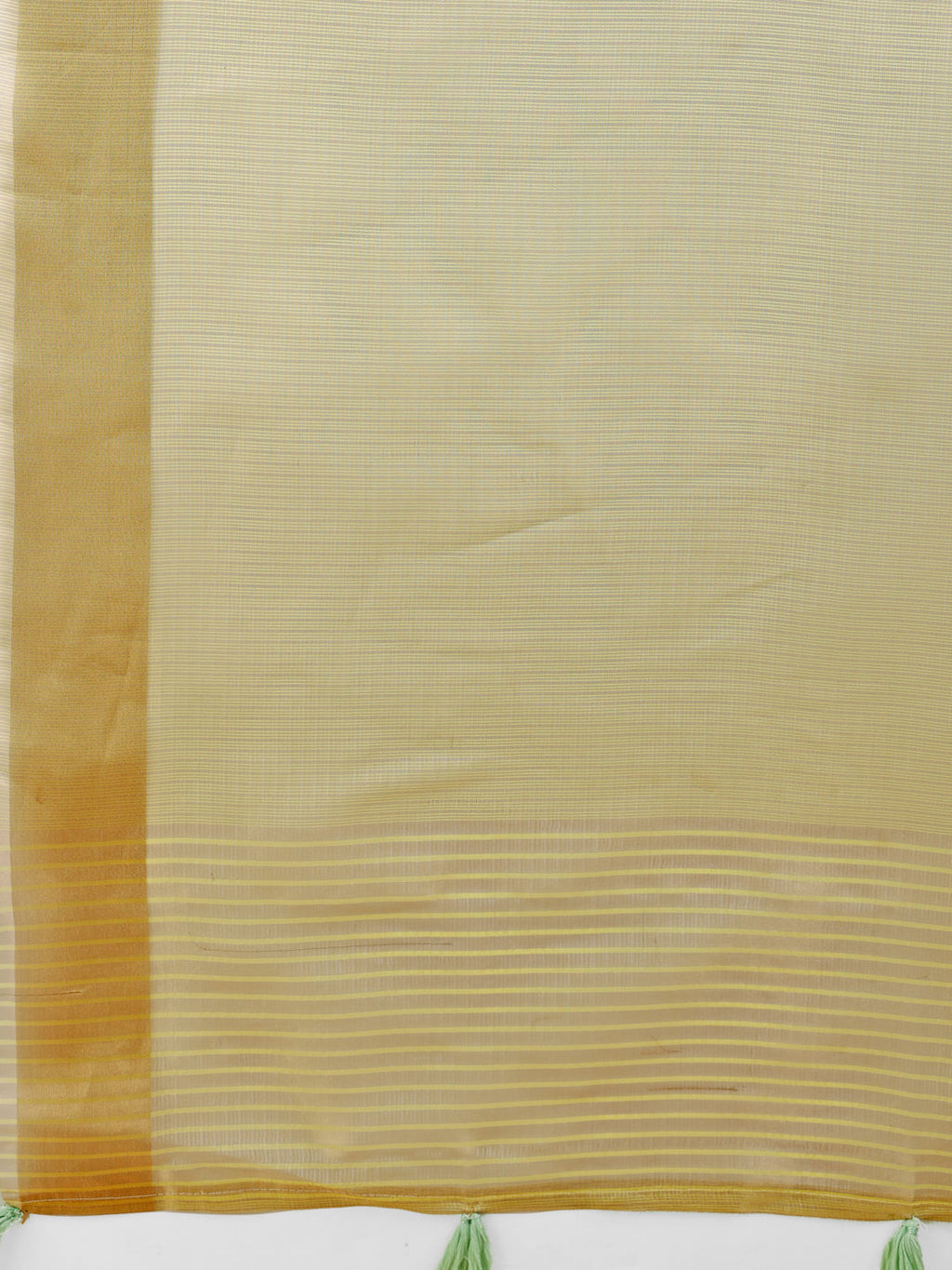 Shree Shyam Fashion Elegant Light Yellow Organza Saree with Zari Border | Lightweight Transparent Saree with Blouse Piece for Festive & Daily Wear | Grocsy