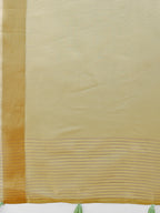 Shree Shyam Fashion Elegant Light Yellow Organza Saree with Zari Border | Lightweight Transparent Saree with Blouse Piece for Festive & Daily Wear | Grocsy