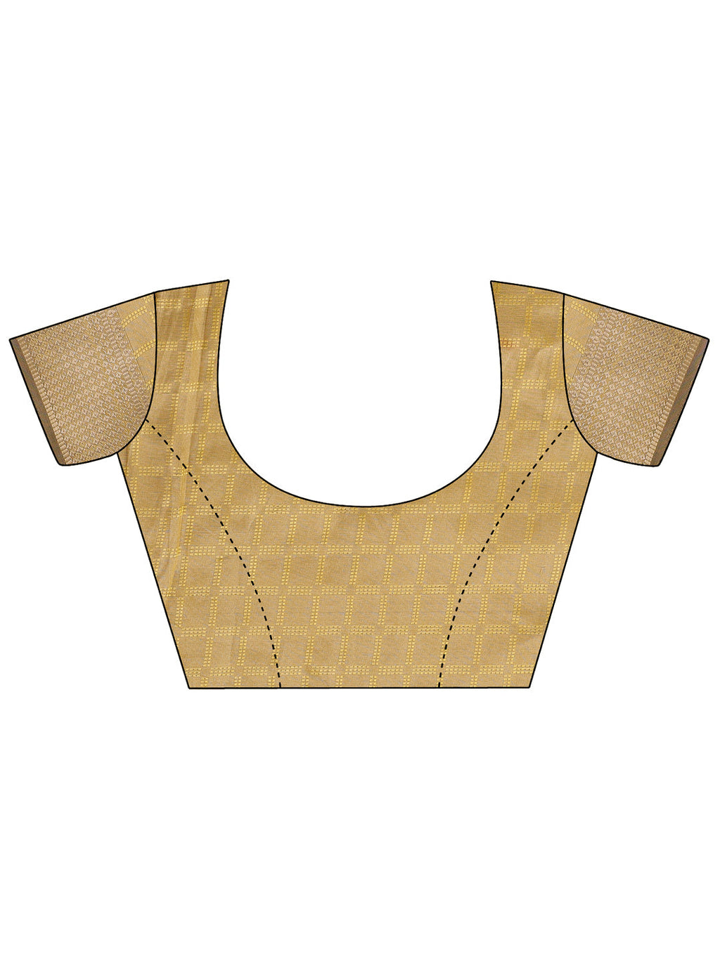 Shree Shyam Fashion Mustard Organza Saree with Golden Zari Border | Elegant Soft Lightweight Party Wear Saree with Blouse | Grocsy