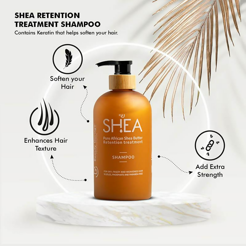 Beauty Garage Pure African Shea Butter Retention Treatment Shampoo | Grocsy
