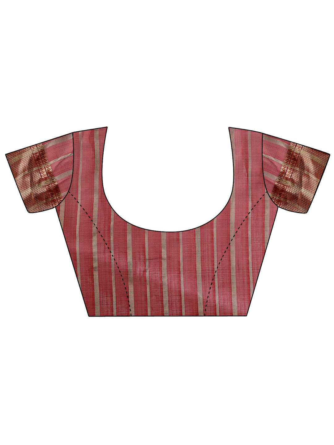 Shree Shyam Fashion Maroon Organza Woven Zari Work Traditional Tassel Saree | Grocsy