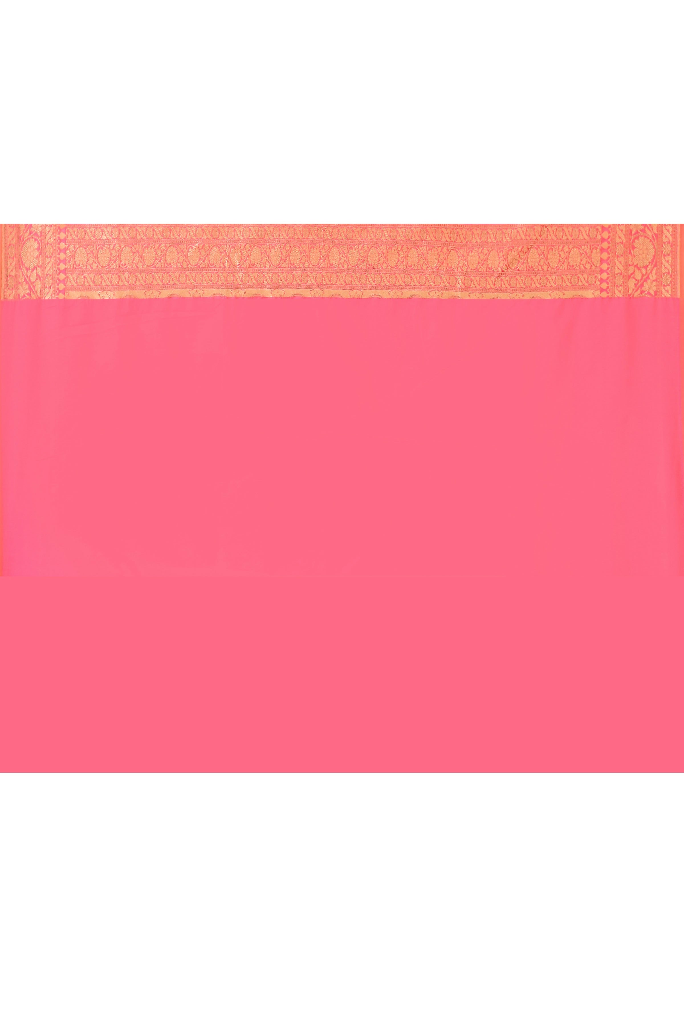 Joban Fashion Pink Peach Soft Pure Handloom Banarasi Silk Saree | Grocsy
