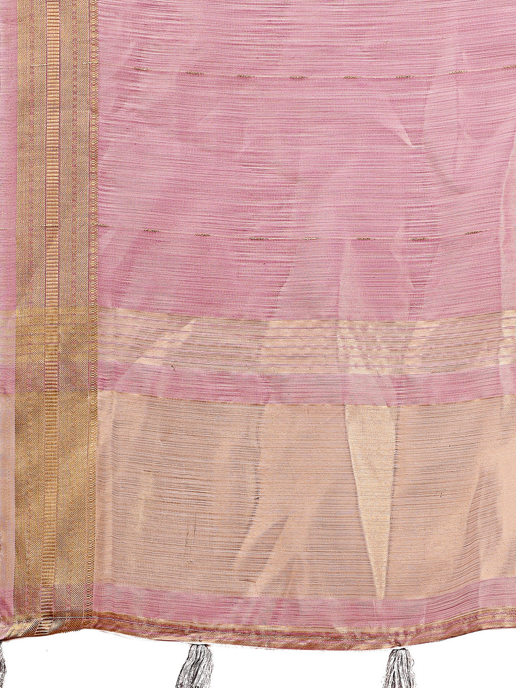 Shree Shyam Fashion Elegant Purple Organza Saree with Golden Zari Border - Festive & Office Wear Saree with Blouse Piece | Grocsy
