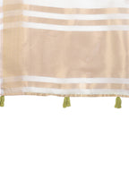 Shree Shyam Fashion Light Green Gold Cotton Ready-to-Wear Saree - Simplicity Meets Effortless Grace | Grocsy
