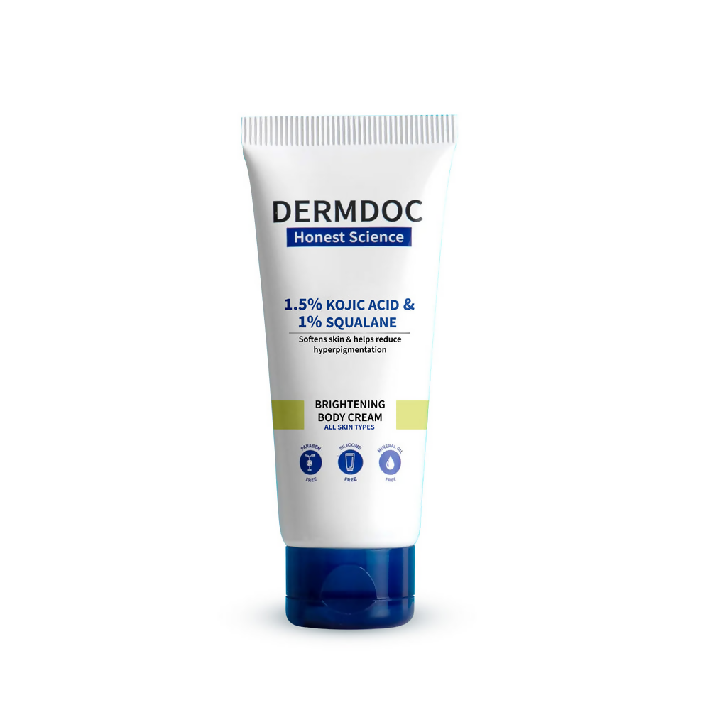 Dermdoc 1.5% Kojic Acid & 1% Squalene Brightening Body Cream | Grocsy