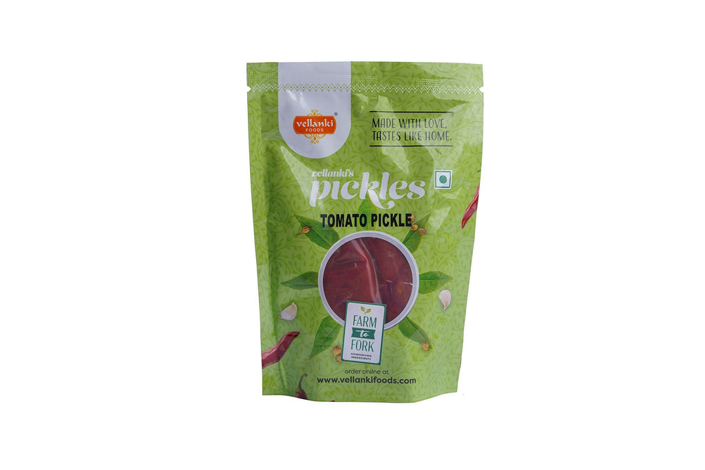 Vellanki Foods Ginger & Tomato Pickle Combo Pack | Andhra Achaar Duo 250g Each - Swadesiicart