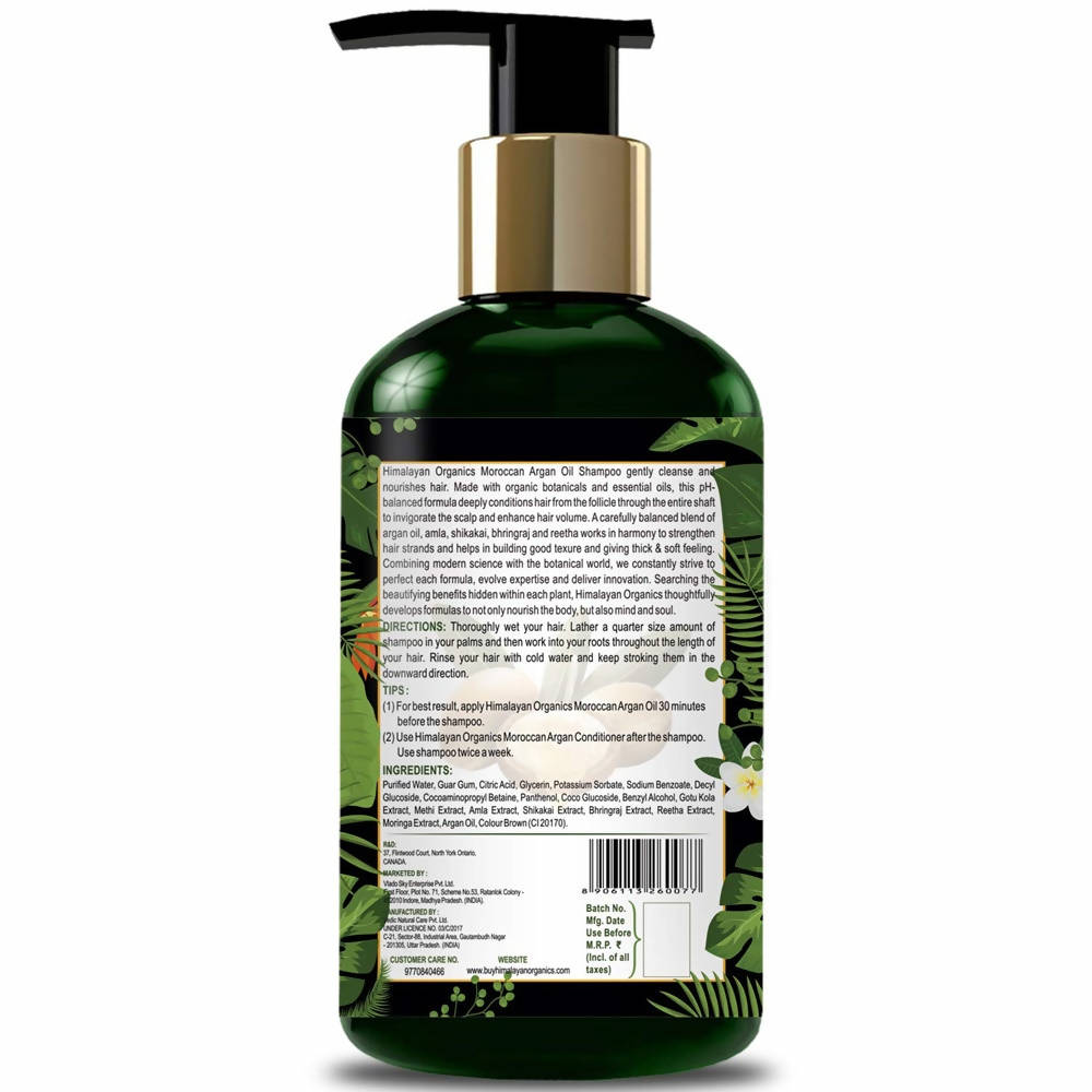 Himalayan Organics Moroccan Argan Shampoo | Grocsy