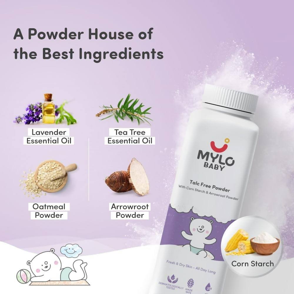 Mylo Baby Talc-Free Powder | Grocsy