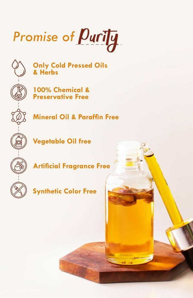 Nat Habit Pure Turmeric Rosehip Mukhalaya Face Oil | Grocsy
