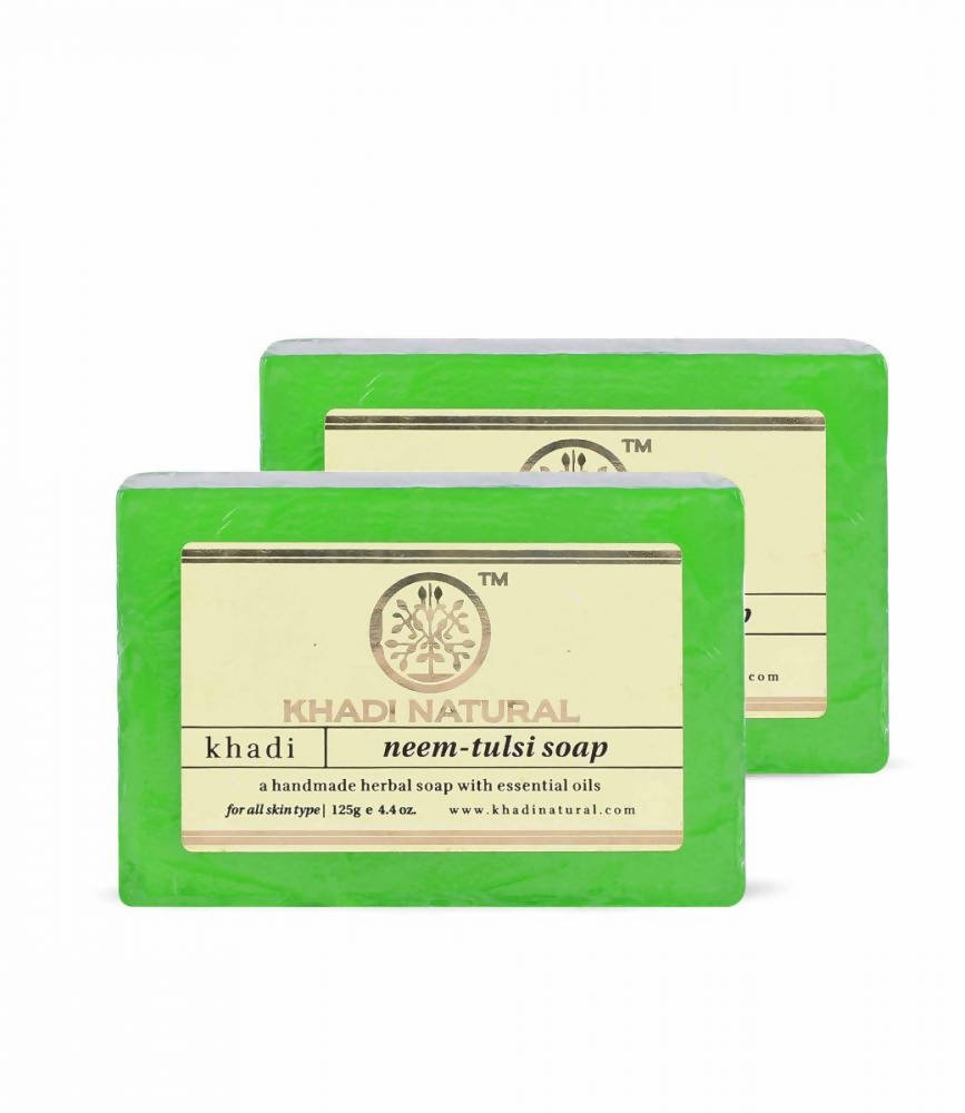 Khadi Natural Herbal Neem Tulsi Soap | Grocsy