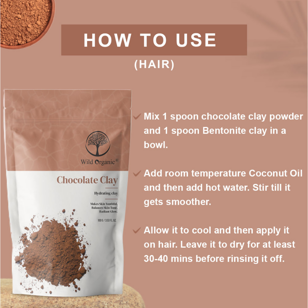 Wild Organic Chocolate Hydrating Clay Powder | Grocsy