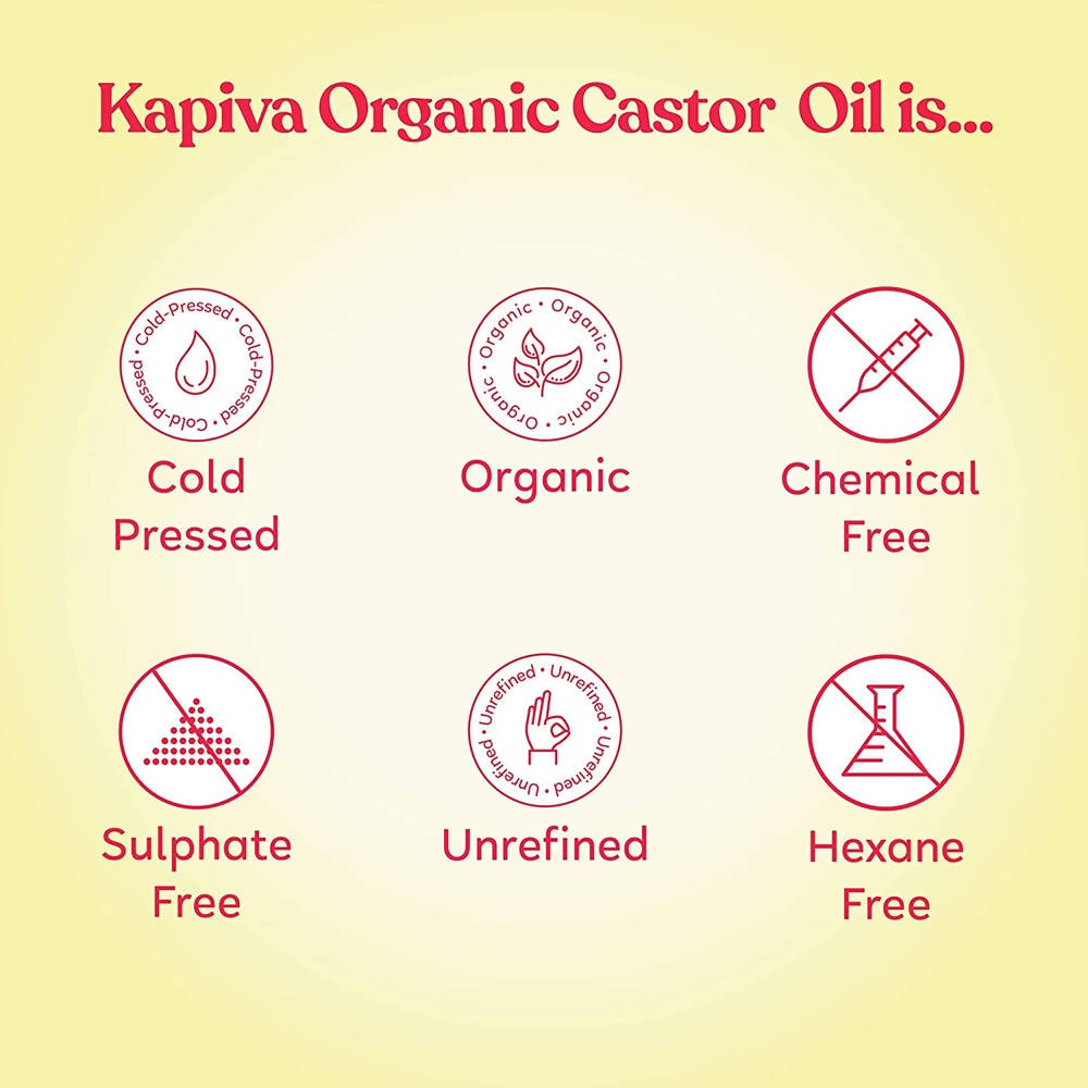 Kapiva Ayurveda Organic Castor Oil | Grocsy