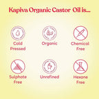 Kapiva Ayurveda Organic Castor Oil | Grocsy