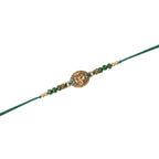trueBrowns X Voylla Lord Ganesha Rakhi With Rudraksha | Grocsy