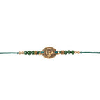 trueBrowns X Voylla Lord Ganesha Rakhi With Rudraksha | Grocsy