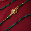 trueBrowns X Voylla Lord Ganesha Rakhi With Rudraksha | Grocsy