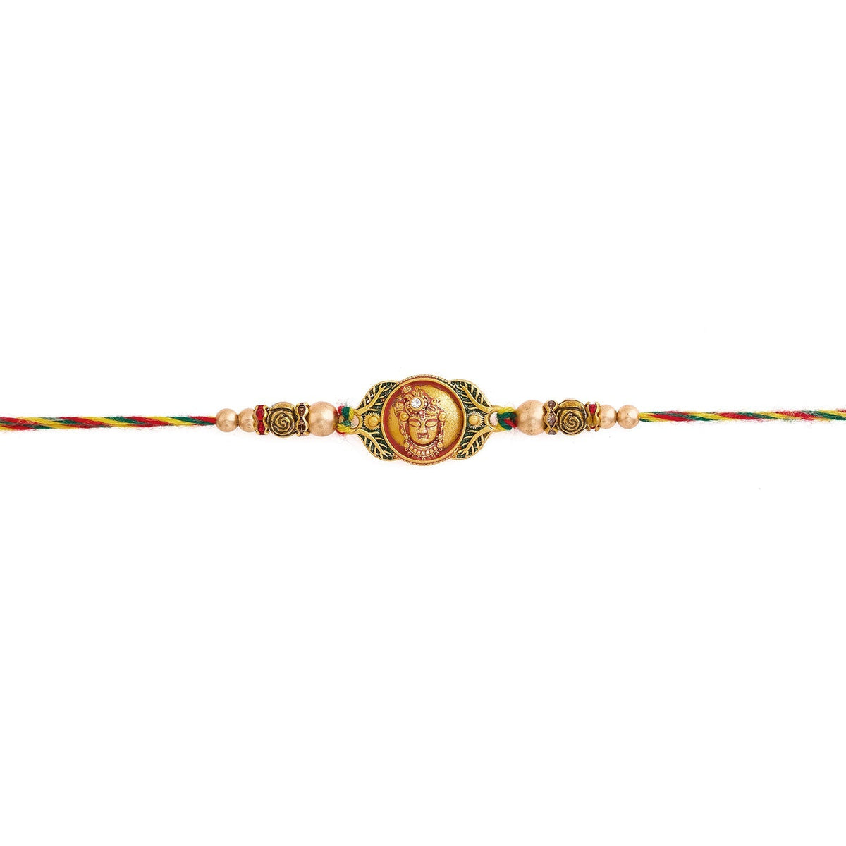 trueBrowns X Voylla Classic Divine Rakhi With Roli Chaawal Pack | Grocsy