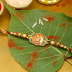 trueBrowns X Voylla Classic Divine Rakhi With Roli Chaawal Pack | Grocsy