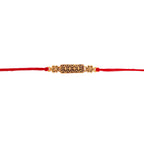 trueBrowns X Voylla Antique Floral Designer Rakhi With Roli Chaawal Pack | Grocsy