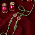 trueBrowns X Voylla Set of Two Beaded Rakhis With Roli Chaawal Pack | Grocsy