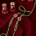 trueBrowns X Voylla Set of Two Beaded Rakhis With Roli Chaawal Pack | Grocsy