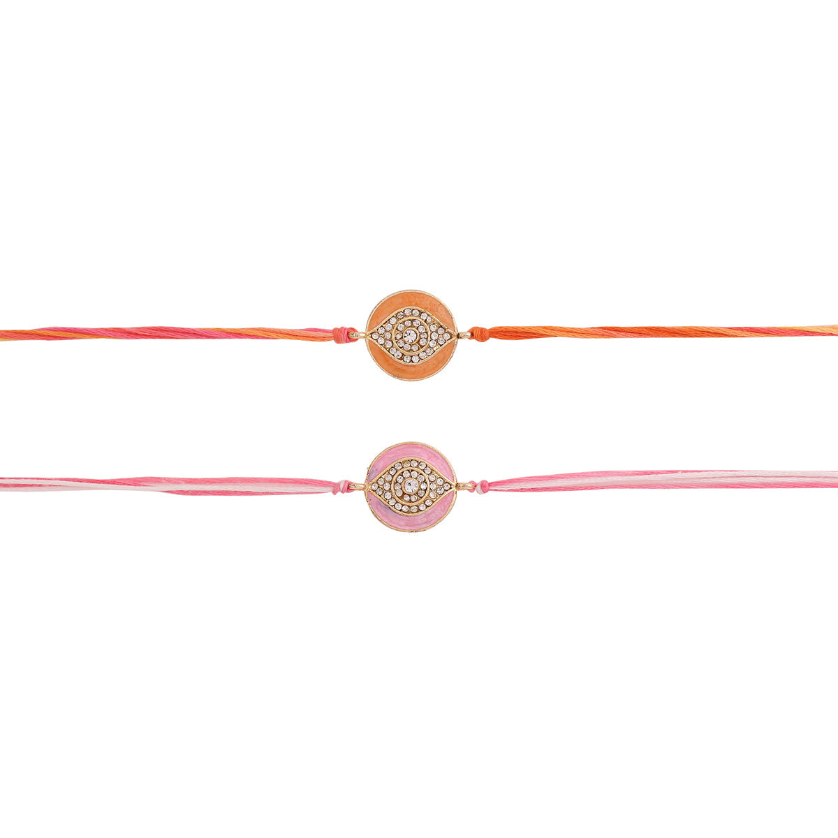 trueBrowns X Voylla Enameled Rakhi Combo Set With Roli Chaawal Pack | Grocsy