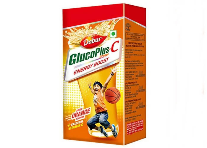 Dabur Health Drink - Gluco Plus C Energy Boost Orange | Grocsy
