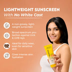Jovees Herbal Sun Aqua Gel SPF 50 PA+++ Lightweight Texture | Grocsy