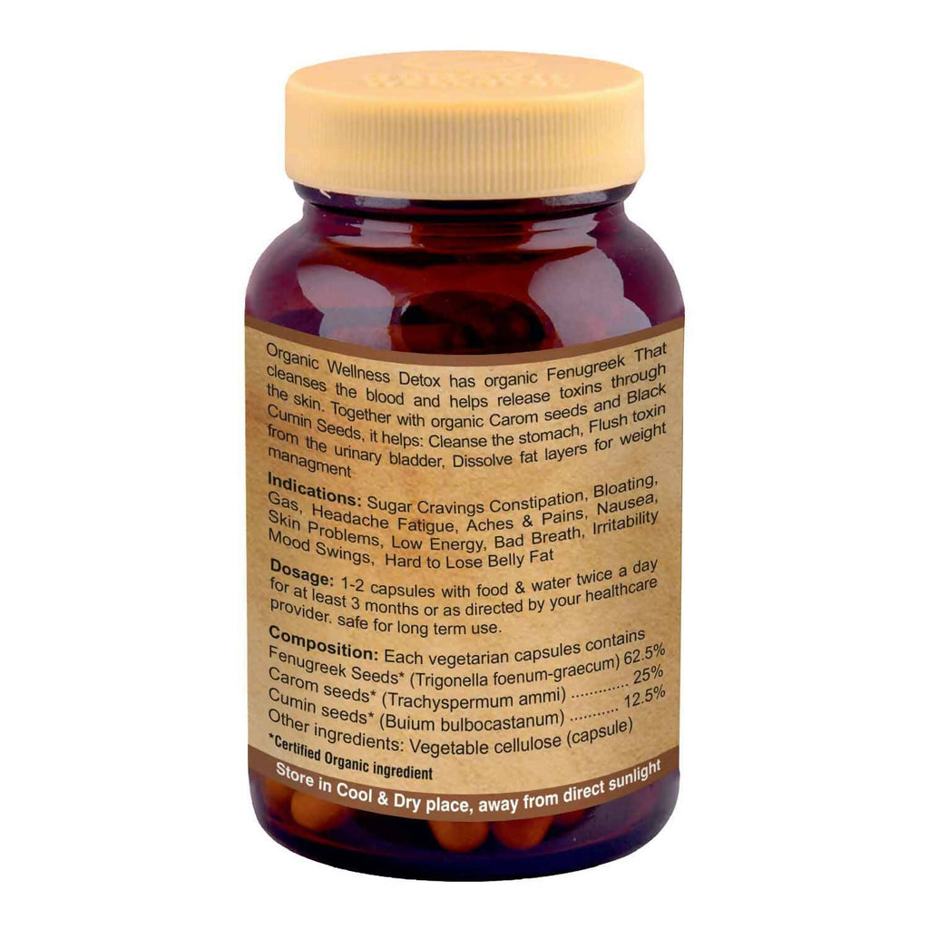 Organic Wellness Detox Vegetarian Capsules | Grocsy