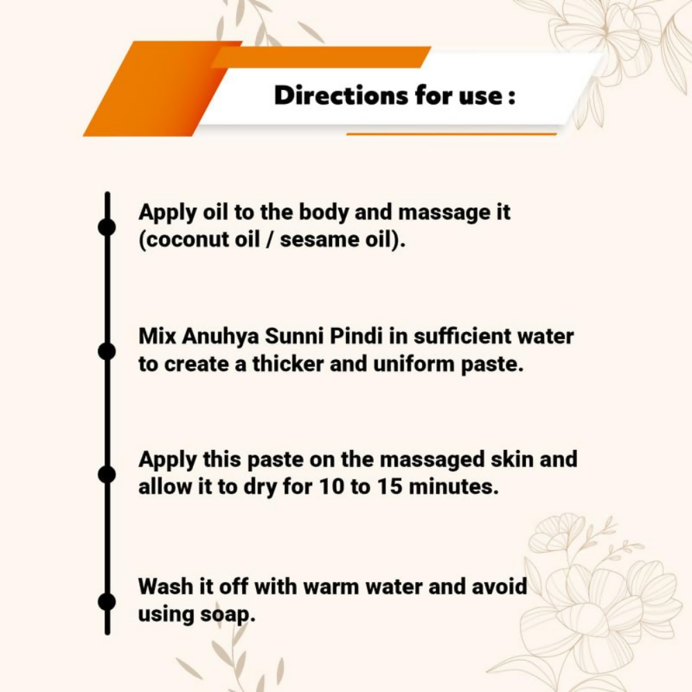 Anuhya Herbal Bath Natural Sunnipindi Powder Combo | Grocsy