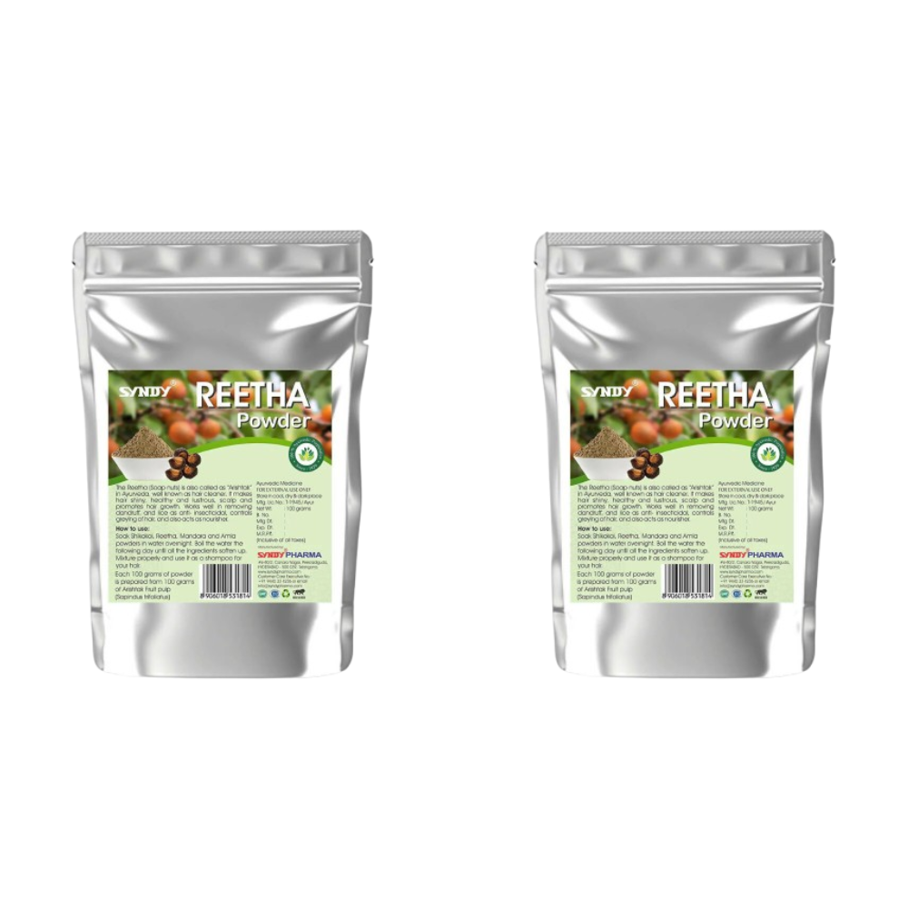 Syndy Pharma Reetha Powder for Hair | Grocsy