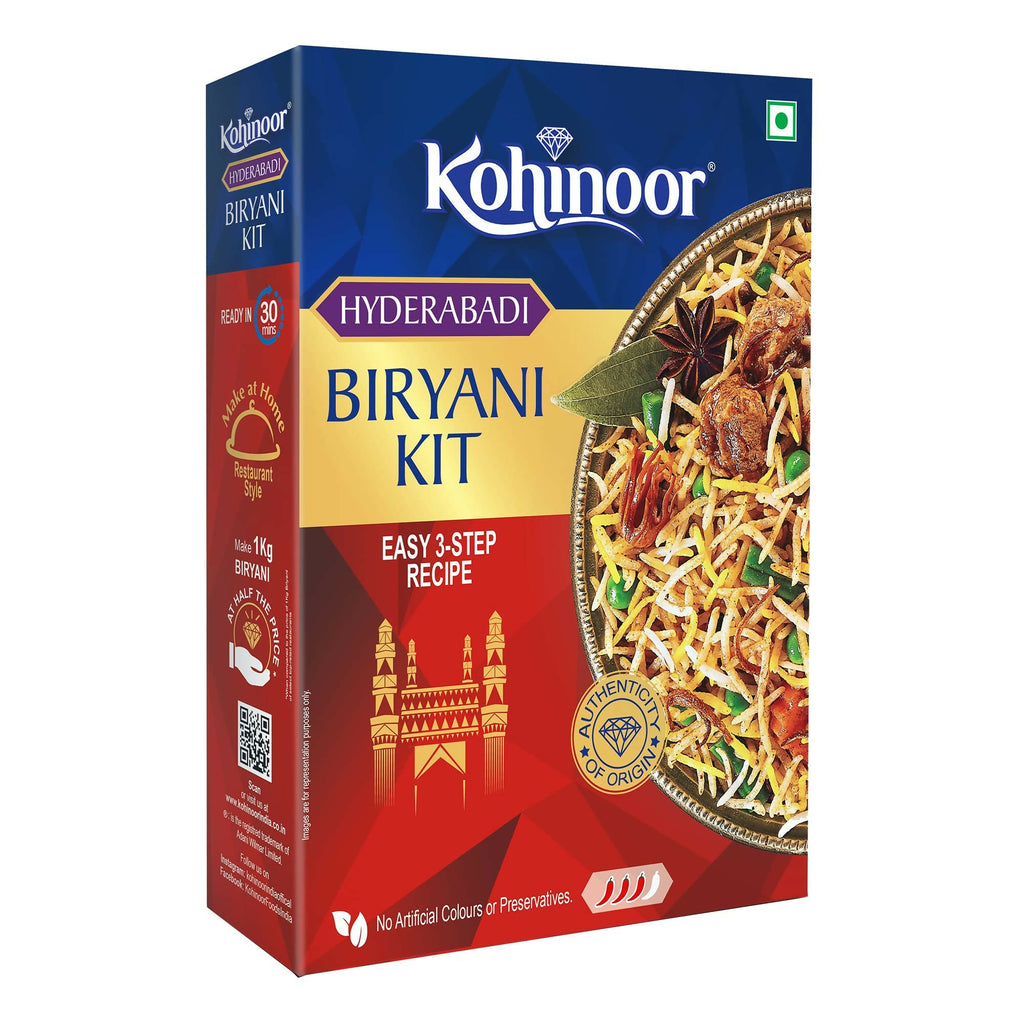 Kohinoor Authentic Hyderabadi Biryani Kit | Grocsy