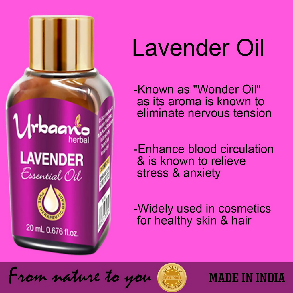 Urbaano Herbal Lavender Essential Oil | Grocsy